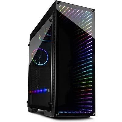 Inter-Tech Infini2 Mirror (X-908)  Midi Tower ATX Gaming Gehäuse Seitenfenster