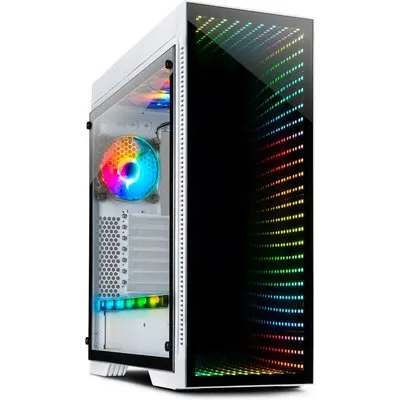 Inter-Tech Infini2 Mirror (X-908) White Edition Midi Tower ATX Gaming Gehäuse