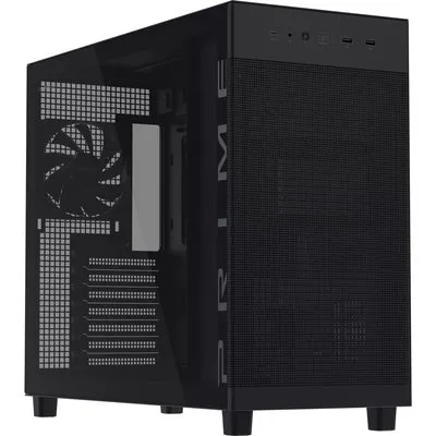 ASUS Prime AP303 Tempered Glass ATX Midi-Tower Gaming Gehäuse Schwarz