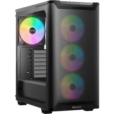 be quiet! Pure Base 501 LX Schwarz Midi Tower Gaming Gehäuse mit Seitenfenster