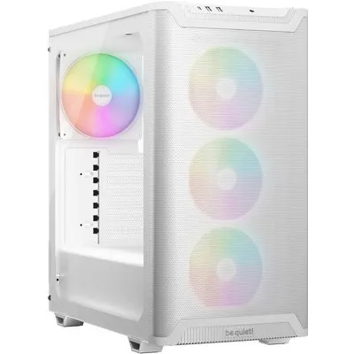 be quiet! Pure Base 501 LX Weiß Midi Tower Gaming Gehäuse mit Seitenfenster