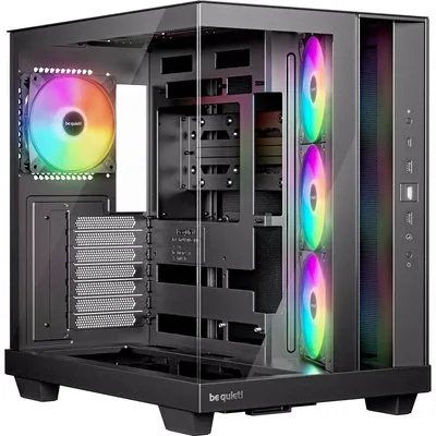 be quiet! Light Base 500 LX Schwarz Midi Tower Gaming Gehäuse mit Seitenfenster