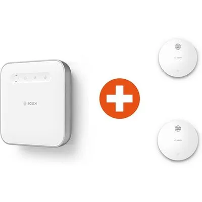Bundle Bosch Smart Home Controller II + 2x Rauchwarnmelder II