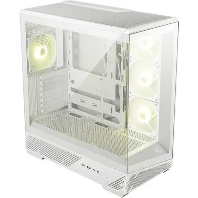 MSI MAG PANO 130R PZ Midi Tower Gaming Gehäuse, Seitenfenster, Weiß