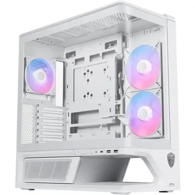 MSI MAG VIXTA 300R PZ Midi Tower Gaming Gehäuse, Seitenfenster, Weiß