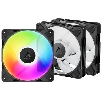 ARCTIC Gehäuselüfter P14 Pro A-RGB PWM 140 mm 3er, schwarz  4-pin