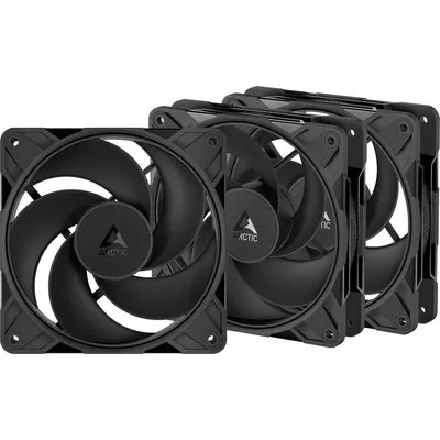ARCTIC Gehäuselüfter P12 Pro Reverse 3er Pack PWM 120 mm schwarz  4-pin mit Kabelsplitter