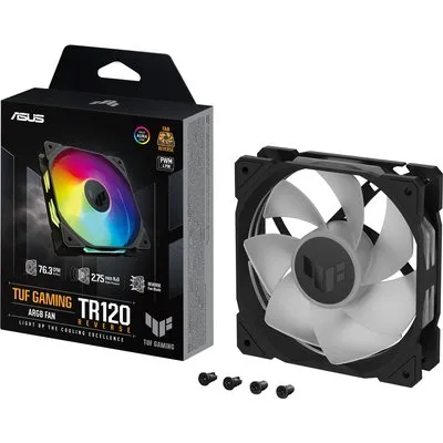 ASUS TUF GAMING TR120 ARGB Gehäuselüfter Reverse schwarz, 120 mm, PWM