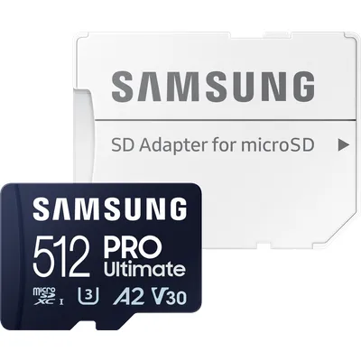 Samsung PRO Ultimate 512 GB microSD-Speicherkarte mit SD-Karten-Adapter