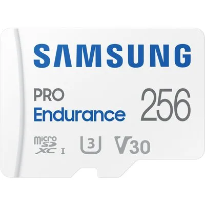 Samsung PRO Endurance 256 GB microSD-Speicherkarte mit SD-Adapter