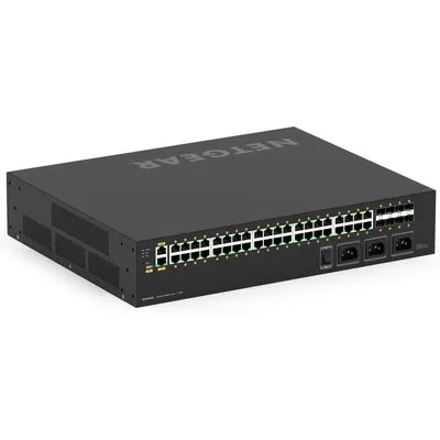 NETGEAR GSM4248UX AV Line M4250-40G8XF-PoE++ 40x1G Ultra90 PoE++ 802.3bt 2880W und 8xSFP+ Managed Switch