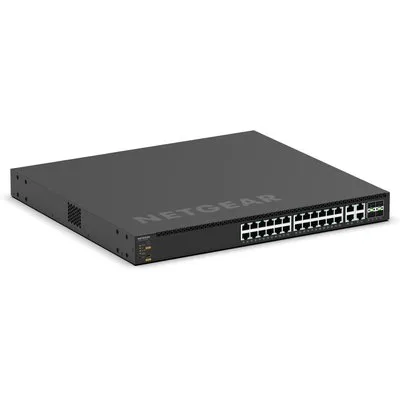 NETGEAR M4350-24M4X4V (MSM4332) 24x2.5G, 4x10G/Multi-gig PoE++ (522W base, up to 2,520W) and 4xSFP28 25G Managed Switch