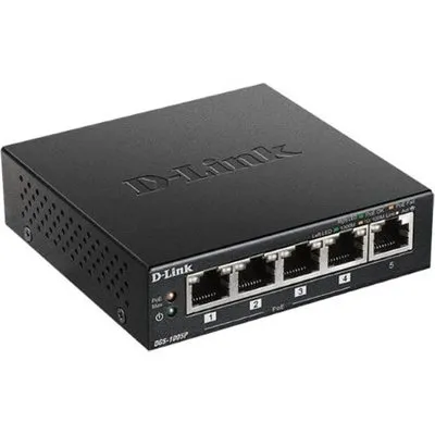 D-Link DGS 1005P - Switch - 5 x 10/100/1000 (4 PoE+)