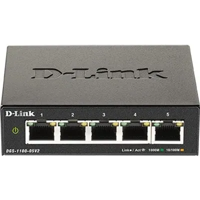 D-Link DGS-1100-05V2/E Gigabit Smart Managed Switch