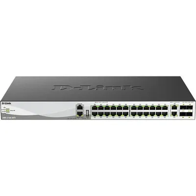 D-Link DMS-3130-30TS/E 30-Port Layer 3 Stackable Multi-Gigabit Managed Switch Series