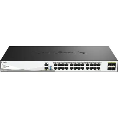 D-Link DXS-3130-28/E 24 x 10G Base-T ports + 4 x 10G/25G SFP28 ports Stack Switch Managed Switch