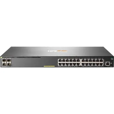 HPE Aruba Networking 2930F 24G PoE+ 4SFP+ Switch managed