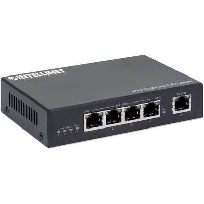 Intellinet 4-Port Gigabit Ultra PoE Extender