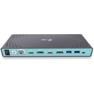 i-tec USB-C/A 4K Dual Display Docking Station HDMI/DP/6xUSB/Audio