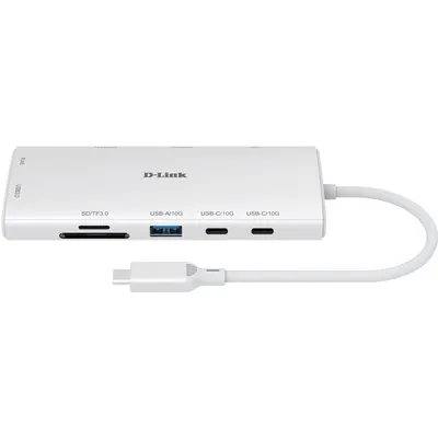 D-Link DUP-A01 10-In-1 USB-C Hub mit HDMI/Kartenleser/USB-C Ladeanschluss
