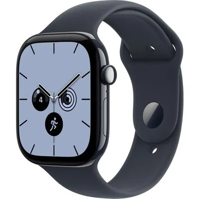 Apple Watch Series 12 GPS + Cellular 46mm Night Blue Ceramic Case with Navy Blue Sport Band - S/M