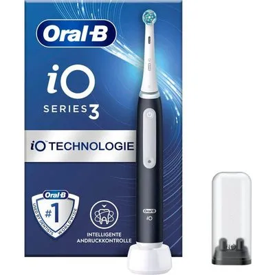 Oral-B iO Series 3 Elektrische Zahnbürste matt schwarz