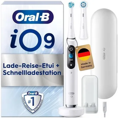 Oral-B iO Series 9+ Sensitive Elektrische Zahnbürste Weiß