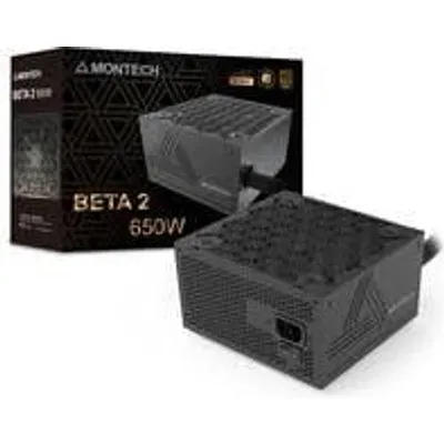 Montech BETA 2 80 PLUS Bronze Netzteil, ATX 3.1 - 550 Watt, schwarz (BETA 2 550W)