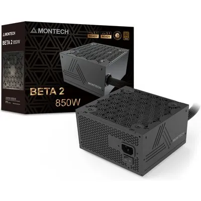Montech BETA 2 80 PLUS Bronze Netzteil, ATX 3.1, PCIe 5.1 - 850 Watt, schwarz (BETA 2 850W)
