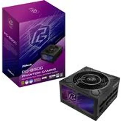 ASRock Netzteil  PG-850G, PSU, 850 W, 80 Plus Gold/A, 135 mm, modular, PCI-E 5.1 (12+4pin) x1, PCI-E (6+2 Pin) x3, SATA (5-polig) x9 (90-UXP085-GFEAAB)