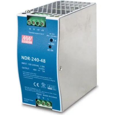 Ernitec 48V, 240W Din-Rail Power (ELECTRA-PWR-240-48)