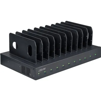 InLine 1000 W Multiport Powerstation - 10x USB-C - PD 3.0 - QC 5.0 (31516B)