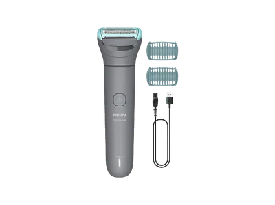 PHILIPS BG3480/15 Series 3000 3000, Bodygroomer, Grau