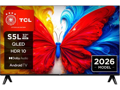 TCL 32S5L QLED TV (Flat, 32 Zoll / 81,28 cm, Full-HD, SMART TV)
