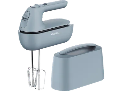 KENWOOD Quick Mix Go HMP40.000GY - 5 Geschwindigkeitsstufen, Easy Click, kompakter Handmixer Graublau (350 Watt)