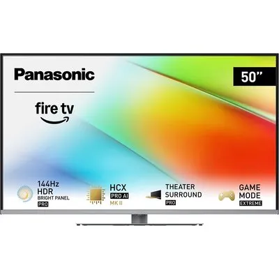 TV-50W93BE8 126 cm (50") LCD-TV mit Full Array LED-Technik silber, 4K Ultra HD, Smart-TV, 120 Hz, DVB-T2/DVB-C/DVB-S2, Sprachsteuerung