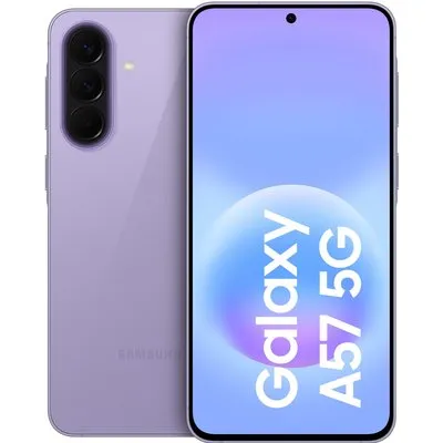 Galaxy A57 5G (128GB) Smartphone awesome lilac, 50 MP Kamera, 6,7 Zoll Display, 52 Std. Akku, Android