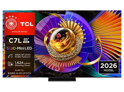 TCL 85C7L SQD-Mini LED TV (Flat, 85 Zoll / 215,9 cm, HDR 4K, SMART TV)
