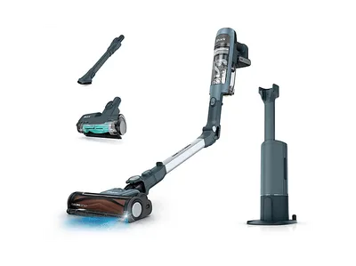SHARK IA3246EUTBL PowerDetect Speed Luxe Collection Clean & Empty Akku-Staubsauger, Stielsauger, Akkubetrieb, 350 Watt