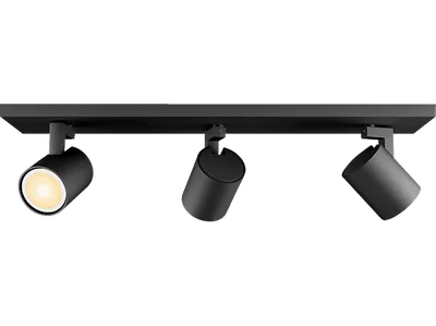 PHILIPS Hue White Amb. Runner Spot 3 flg. schwarz 3x4.2W inkl. Dimmschalter Bundle 2200 - 6500
