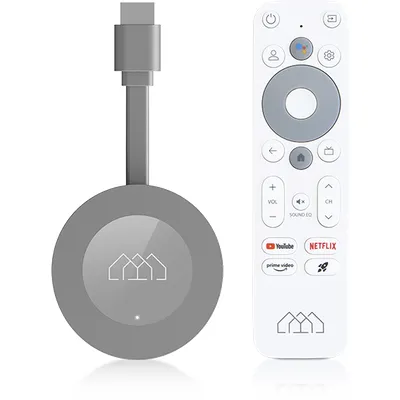 Homatics Dongle G 4K Google TV Mediaplayer (4K UHD, WiFi, Bluetooth, Sprachfernbedienung, Dolby)