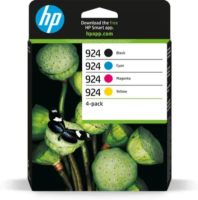 HP 924 (6C3Z1NE) Original Druckerpatrone 4er-Pack
