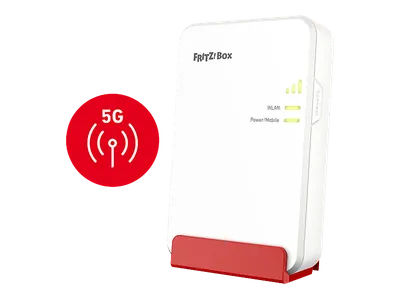 FRITZ! FRITZ!Box 6860 5G, (Wi-Fi 6), 3.000 MBit/s WLAN Mesh-Router 1,3 Gbit/s