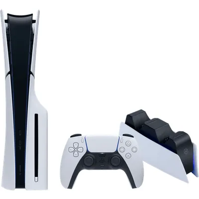PlayStation 5 Slim mit Laufwerk + Ladestation