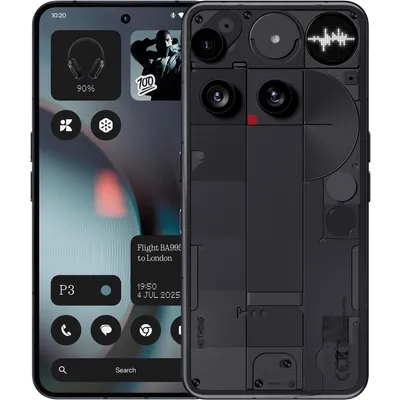 Nothing Phone (3) schwarz - 5G Smartphone - Dual-SIM - RAM 12 GB / Interner Speicher 256 GB - OLED-Display - 6.67 (A10000022)