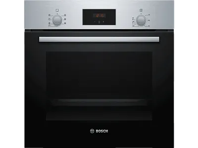 BOSCH HBF133BR0, Einbaubackofen (Einbaugerät inkl. Rahmen, 66 l, 594 mm breit), Serie 2