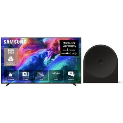 GMR75R85HAU 189 cm (75") Micro RGB Vision AI Smart TV schwarz inkl. Music Studio 5 HW-LS50H Wireless Lautsprecher schwarz