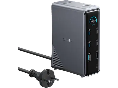 ANKER Prime Ladedock (14-in-1) Dockingstation Silber