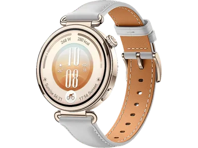 HUAWEI Watch GT 7 41 mm Smartwatches Kunstlederarmband, 120-190 mm, Grey