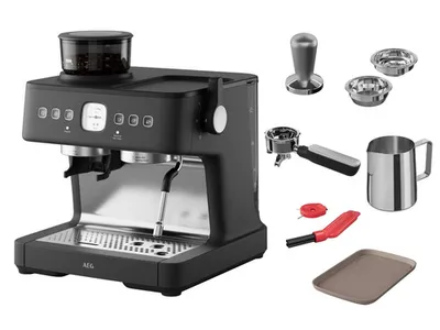 AEG Espresso Siebträgermaschine EC8-1-8BP 8000